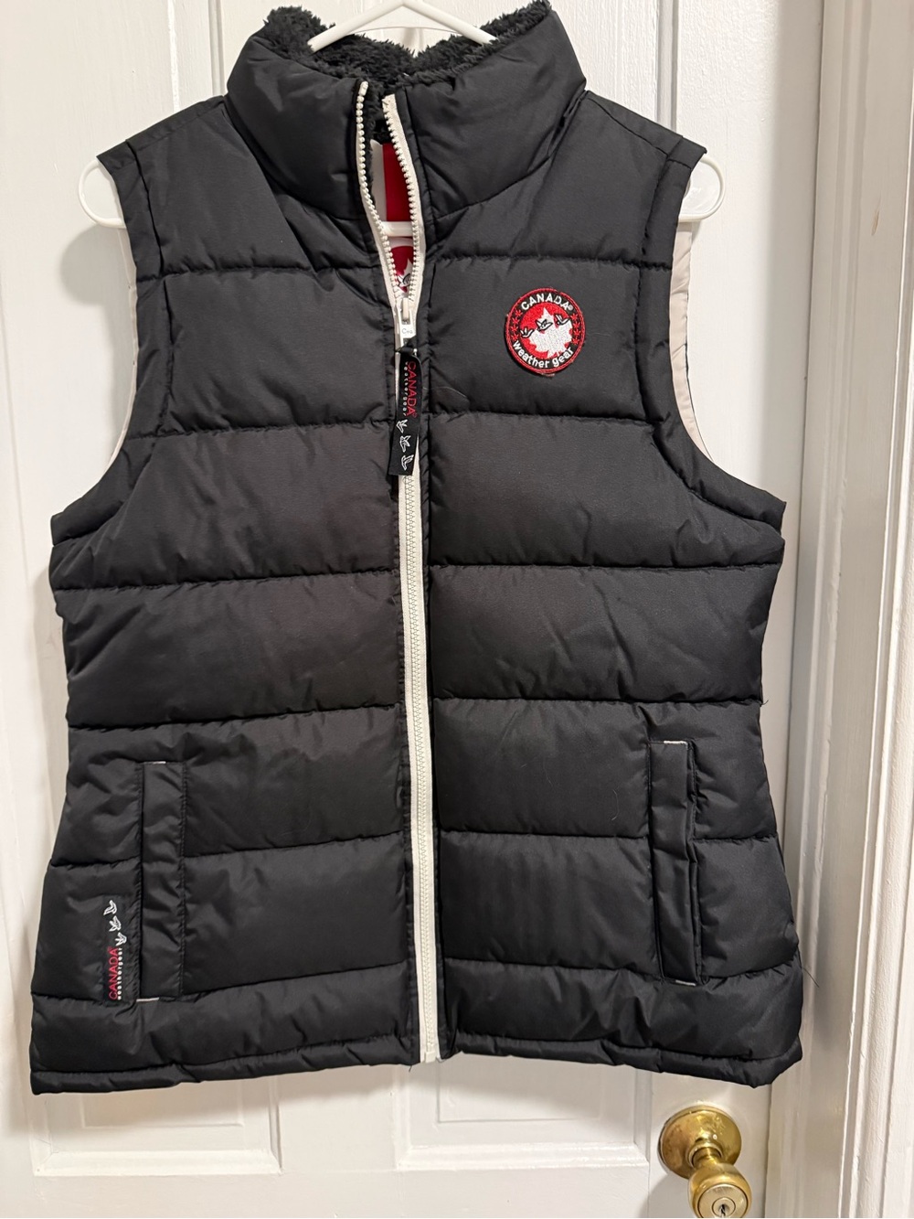 Adult Black Puffer Vest